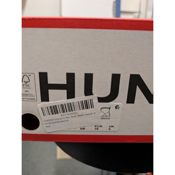 Play Short Faux Shearling Lined Waterproof Rain Boot (Women)Hunter NWT Size 8.5 - Picture 6 of 6